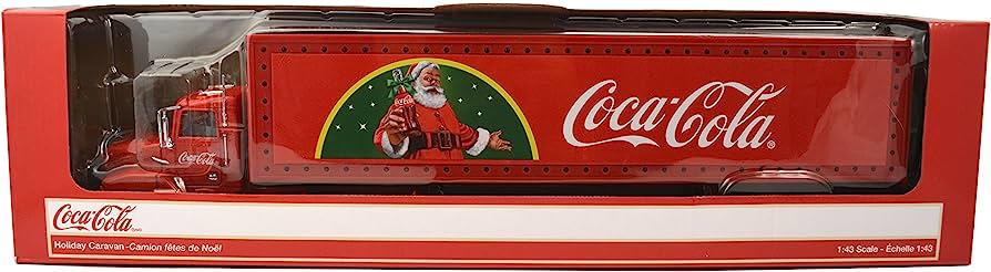 Juguete Replica Camion De Coca Cola Escala 1:43 Con Luces Led En El Contenedor Original  